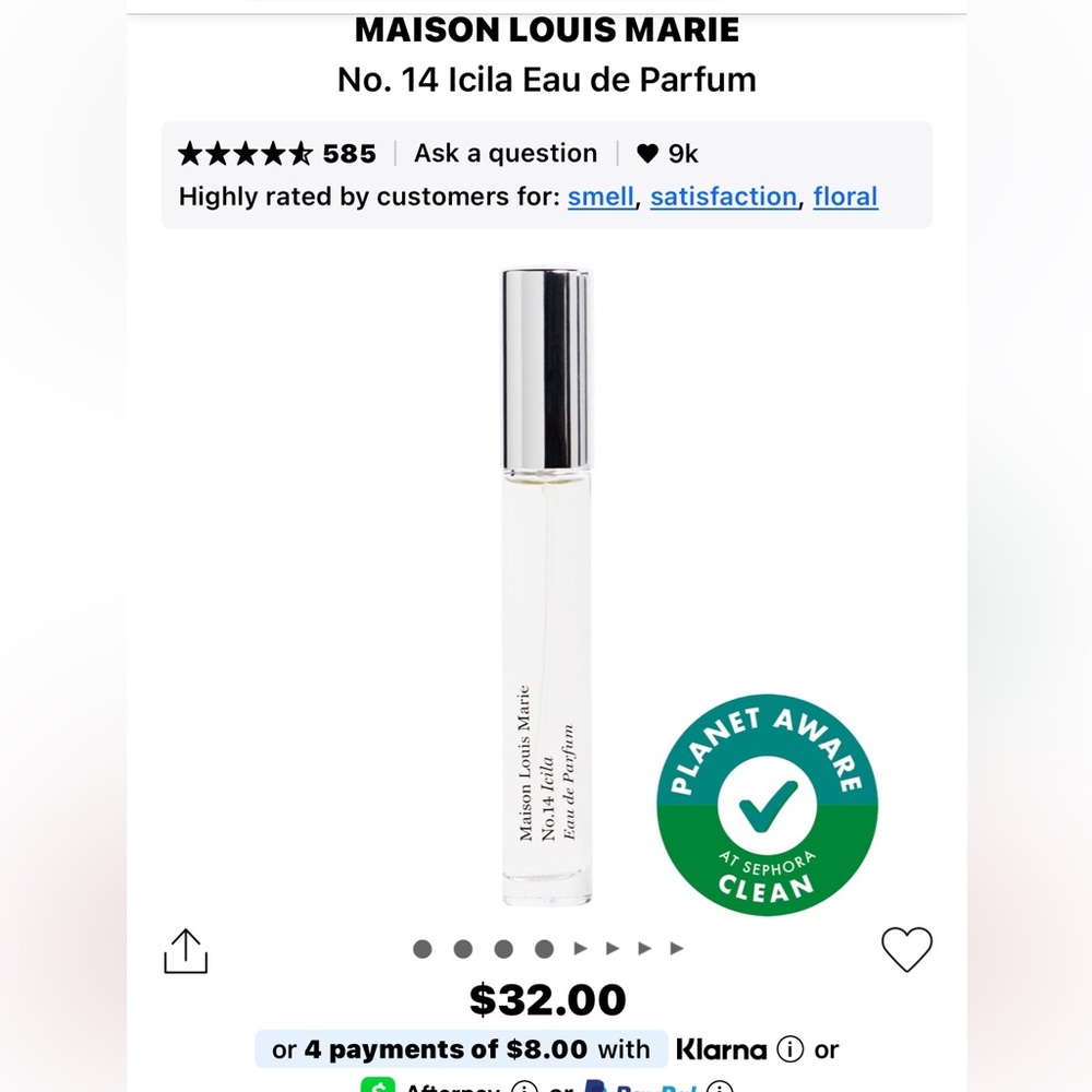 Maison Louis Marie No.14 10ml/0.34 oz. New